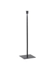 18" Black Metal Tabletop Taper Candlestick