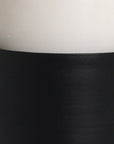 11" Black Metal Tabletop Pillar Candle Holder