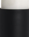 13" Black Metal Tabletop Pillar Candle Holder