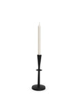 11" Black Metal Tabletop Taper Candlestick