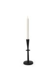 11" Black Metal Tabletop Taper Candlestick