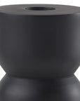 8" Black Metal Tabletop Taper Candle Holder