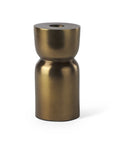 5" Gold Metal Tabletop Taper Candlestick