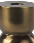 5" Gold Metal Tabletop Taper Candlestick