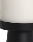 8" Black Metal Tabletop Pillar Candle Holder