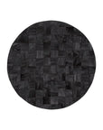 Into the Abyss II 24" X 24" Dark Brown Geometric Wood Circle Hanging Dimensional Sculpture