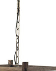 Gold Metal Single Dimmable Ceiling Light With Gold Shades