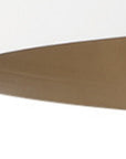 White Single Metal Dimmable Ceiling Light With White Shades