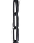 Black And White Single Metal Dimmable Ceiling Light With White Shades