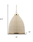Brown Single Metal Dimmable Ceiling Light With Brown Shades