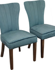 Five Piece Natural Round Solid Wood Dining Set with Four Chairs