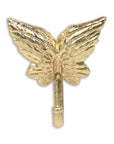 5" Gold Cast Iron Butterfly Wall Hook