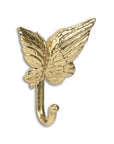 5" Gold Cast Iron Butterfly Wall Hook