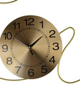 41" Gold Silent Analog Novelty Wall Clock