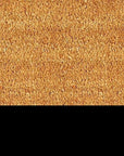24" X 36" Natural And Black Color Block Hello Outdoor Coir Door Mat