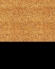 24" X 36" Natural And Black Color Block Hello Outdoor Coir Door Mat