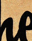24" X 36" Natural And Black Bold Hello Outdoor Coir Door Mat
