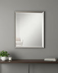40" Silver Framed Accent Mirror