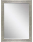 41" Silver Solid Wood Framed Accent Mirror
