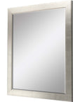 41" Silver Solid Wood Framed Accent Mirror