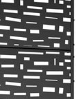 72" X 35" Black Metal Rectangular Planter Box