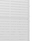 73" X 35" White Metal Rectangular Planter Box
