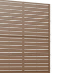 73" X 35" Brown Metal Rectangular Planter Box