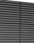 72" X 35" Black Metal Rectangular Planter Box