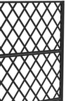 72" X 35" Black Metal Rectangular Planter Box