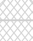 72" X 35" White Metal Rectangular Planter Box
