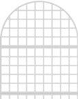 72" X 35" White Metal Rectangular Planter Box