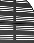 72" X 35" Black Metal Rectangular Planter Box