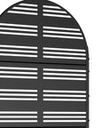 72" X 35" Black Metal Rectangular Planter Box