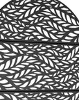 72" X 47" Black Metal Rectangular Planter Box
