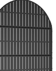 72" X 47" Black Metal Rectangular Planter Box