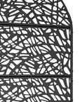 72" X 47" Black Metal Rectangular Planter Box
