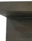 Set Of Two Brown Wood Wall Mounted Accent Shelves With Hooks
