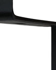 7" Set Of Two Black Metal Wall Mounted Shelf Brackets