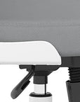Gray And White Black And White Swivel Rolling Office Chair