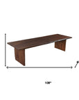 13 Piece Brown Solid Wood Dining Set with 12