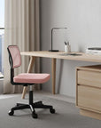 Black And Orange And Black Swivel Rolling Office Chair