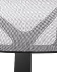Black And Orange And Black Swivel Rolling Office Chair