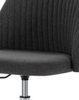 Pink and Silver Adjustable Height Swivel Rolling Office Chair