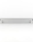 Eight Hook 51" White Solid Wood Wall Mount Coat Rack