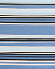 Light Blue And Dark Blue Striped Double Hammock