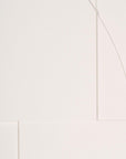 White Geo Brown Shadowbox Wall Art