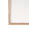 White Geo Mache Brown Shadowbox Wall Art