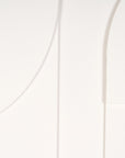 White Geo Mache Brown Shadowbox Wall Art