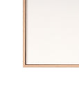 White Curvy Geo Trio Brown Shadowbox Wall Art