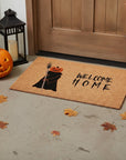 24" X 36" Natural And Brown Halloween Halloween Welcome Outdoor Coir Door Mat